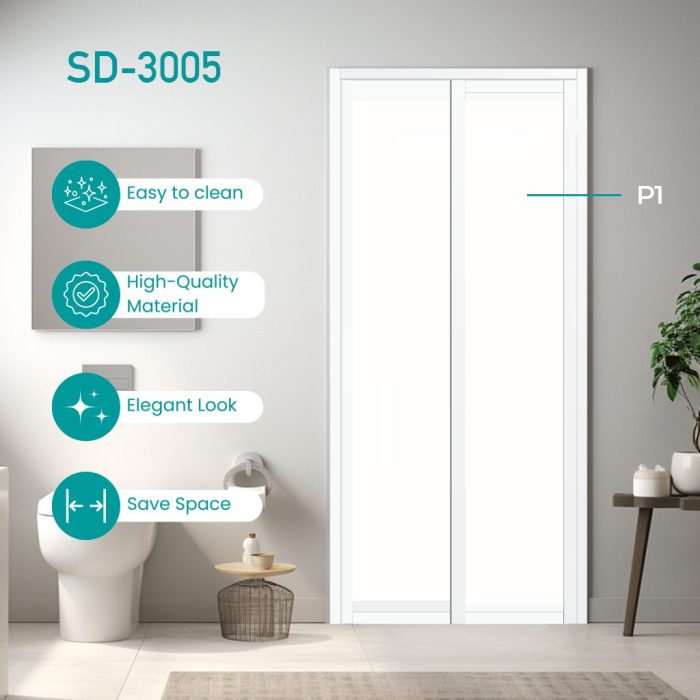 Aluminium Slide & Swing Toilet Door SD-3005