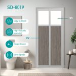 Aluminium Slide & Swing Toilet Door SD-8019