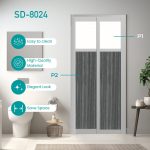 Aluminium Slide & Swing Toilet Door SD -8024