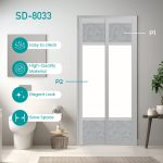 Aluminium Slide & Swing Toilet Door SD-8033
