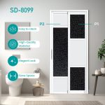 Aluminium Slide & Swing Toilet Door SD-8099