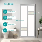 Aluminium Slide & Swing Toilet Door SD-8124