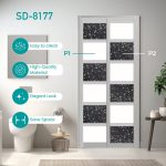 Aluminium Slide & Swing Toilet Door SD-8177