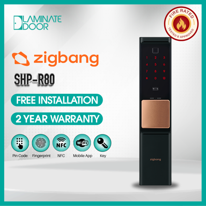 Zigbang Digital Door Lock R80
