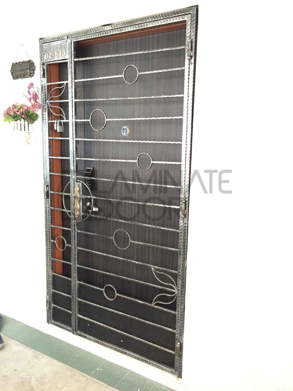 Wrought Iron Entry Gate HDB Door Gate Specialist in Singapore